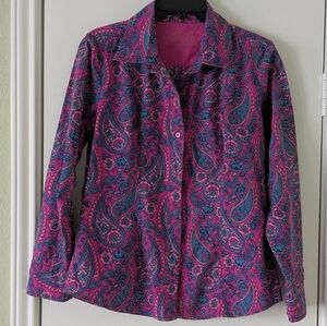 Purple / Pink Paisley long sleeve shirt by U.S. Polo Assn